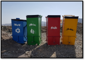 Implementation of Color-Coded Waste Segregation Bins Across the Worksite