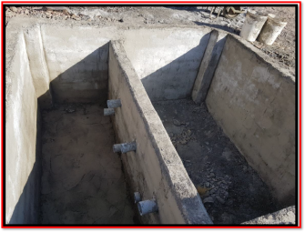 Construction of a Sedimentation Pond for Wastewater Management